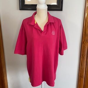 Akademiks Colors Polo Shirt in Pink - XL